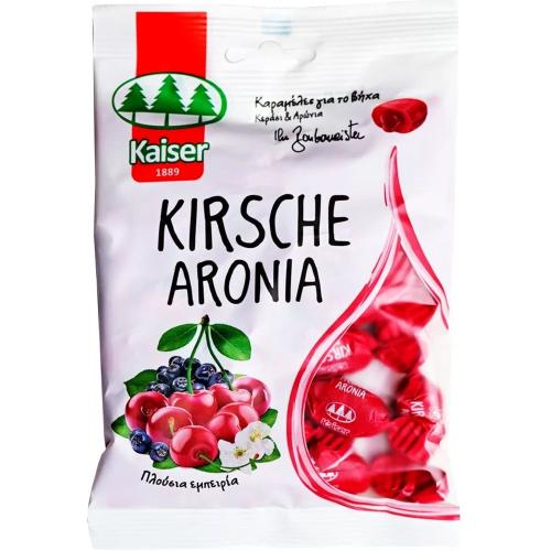 Kaiser Kirsche & Aronia Καραμέλες για τον Ερεθισμένο Λαιμό & τον Βήχα με Γεύση Κεράσι & Αρώνια 90g